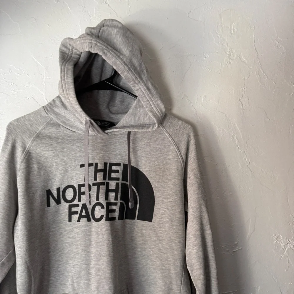 The North Face Mens‎ Gray Drew Peak Hoodie Sweatshirt Outdoor Grunge